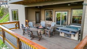 Mtn View Home Sleeps 8 Fireplace Games Hot Tub