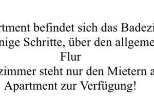 BoLA Ferienwohnung 41 Hamburg Wandsbek 3 Betten, 3 SZ, Küche, Bad extern alleinige Nutzung