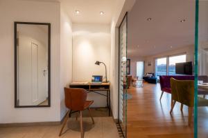 Sevenhills Bamberg Penthouse mit großer Dachterasse, 4 Zimmer für 7 Gäste