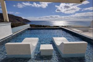 Aqua blue villa with private swimming pool