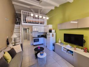 Appartement duplex, 6 couchages, parking, piscine, tennis