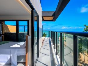 Studio Gourmet Pé na Areia com Piscina Privativa