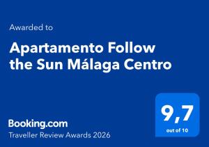 Apartamento Follow the Sun Málaga Centro