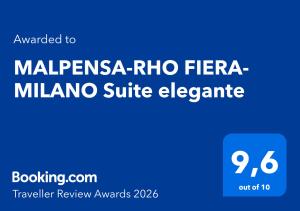 MALPENSA-RHO FIERA-MILANO Suite elegante