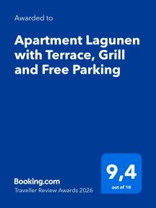 Apartment Lagunen with Terrace, Grill and Free Parking