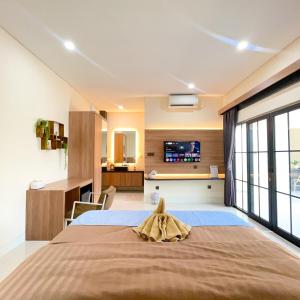 Family Private Pool Villa view sawah