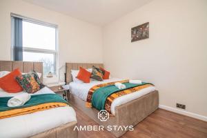 Modern 2 Bed Home in Birmingham by Amber Stays Perfect for Small Groups and Business Stays Sleep 6
