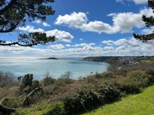Windwhistle coastal views of Looe Bay cliffs