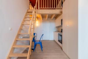 Studio for two people on the mezzanine