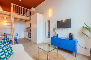 Studio for two people on the mezzanine