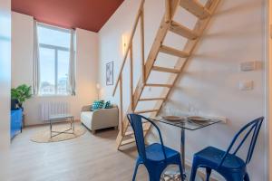 Studio for two people on the mezzanine