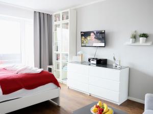 Helle, 1- Zimmer Appartement mit Doppelbett