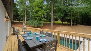 Lakefront Retreat with Private Dock Pool Game Room Sleeps 18