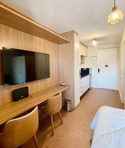 5 min do Allianz Parque | Piscina rooftop e acad.