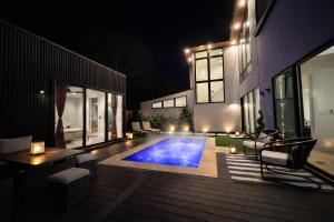 Architectural East Austin Home with Pool & Casita