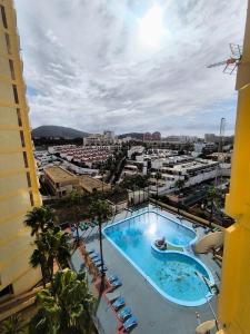 Pool view in Las Verónicas