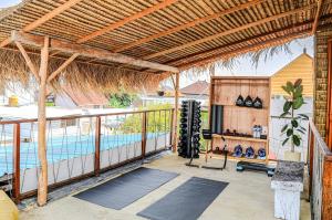 Central 9-Bedroom Villa with Private Pool, Fitness-Corner, Billiard and Rooftop in Canggu -Bali