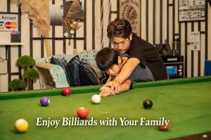 カラオケ ビリヤード 卓球 ダーツ バーベキュー 4寝室8ベッド16名可 読谷村 沖縄中部