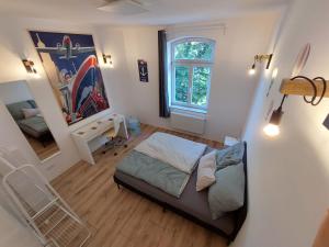 City Residenz Jena - modern, groß, ruhig, zentral, 2 Balkone, 4 Zimmer, Küche, Bad