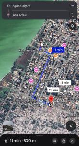 Casa com 3 quartos e piscina a 800 metros da lagoa de Caiçara Figueira, Arraial