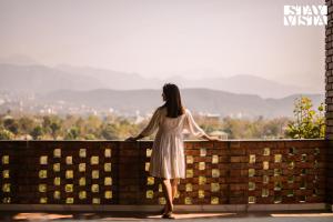 StayVista at Mystic Grove with shared Pool, BBQ and Bonfire