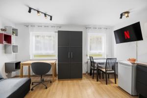 Moderne Einraumwohnung in Leipzig mit Netflix Zugang