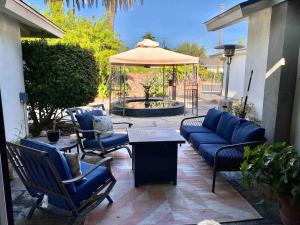 Piazza Room at the Oasis Patio Pool House