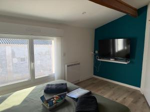 Les Flots de Barzan Appartement atypique avec vue mer