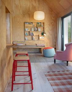 Wooden Cabin Facing The Sea