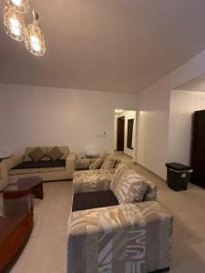 Lovely first floor tow bed rooms overviewing circular pool for families only in Talabay Aqaba
