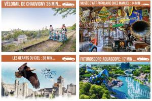 La VILLA MOUSSE - Maison 4 Ch proche Futuroscope et Aquascope