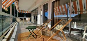 Beautiful 2-bedroom apartment with sea view in Antibes