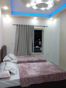 A two-bedroom apartment with a living room