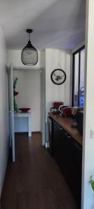 Les Houches centre apartment three bedrooms easy skia access balcony with mountain views sleeps five