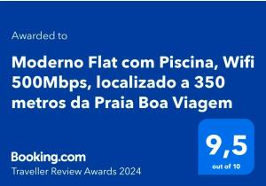 Flat Boa viagem 200 metros praia e shopping