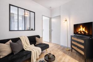 LOnyx - Un Appartement Premium en Centre-ville, Gare SNCF à 5 min, WiFi & calme