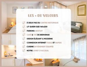 Le Velours, Chic, Lit Queen Size, Près du Centre