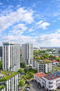 InPoint Mogilska Tower City View Apartments near Tauron Arena Self Check-in