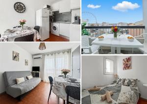 T2 vue port Cap dAgde - balcon, calme & central