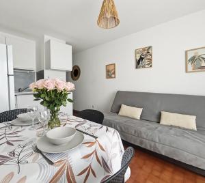 T2 vue port Cap dAgde - balcon, calme & central