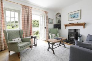 Lobster Pot Portloe views of the village and sea