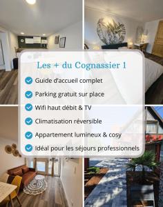 Les Cognassiers - Studio Cosy & Climatisation - Parking Gratuit