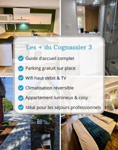Les Cognassiers - Studio Cosy & Climatisation - Parking Gratuit
