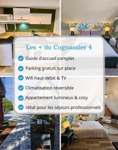 Les Cognassiers - Studio Cosy & Climatisation - Parking Gratuit