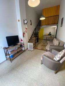 Yellow apartment