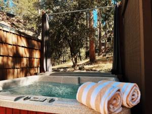 Clarity Cabin A-Frame Sanctuary w Hot Tub Fireplace Grill AC Hammock Chairs Fire Pit Pets OK