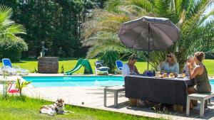 Villa Hacienda 14 pers avec piscine chauffée, grand jardin, Messanges plage