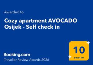 Cozy apartment AVOCADO Osijek - Self check in