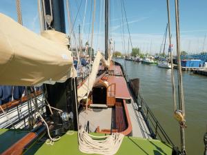 Boat in Leiden near City Center & Museums