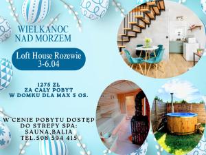 LOFT HOUSE ROZEWIE sauna & gorąca balia